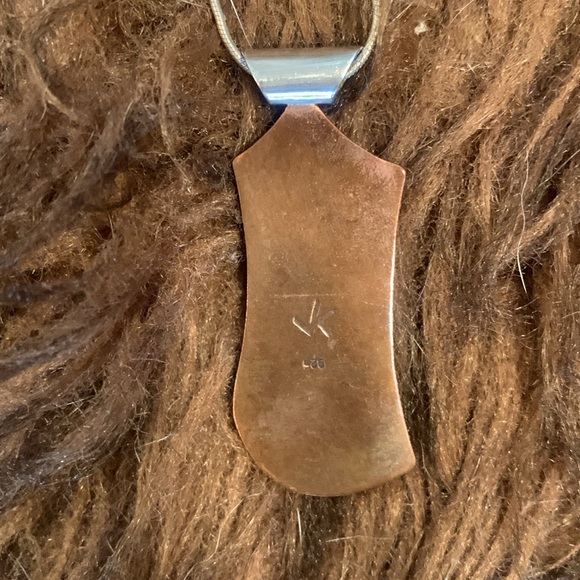 Plume agate pendant - Picture 2 of 4